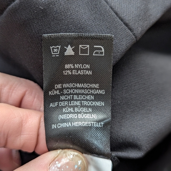 House of Harlow 1960 Women’s Black Straight Leg Slacks Trousers Size 6 - Picture 7 of 12